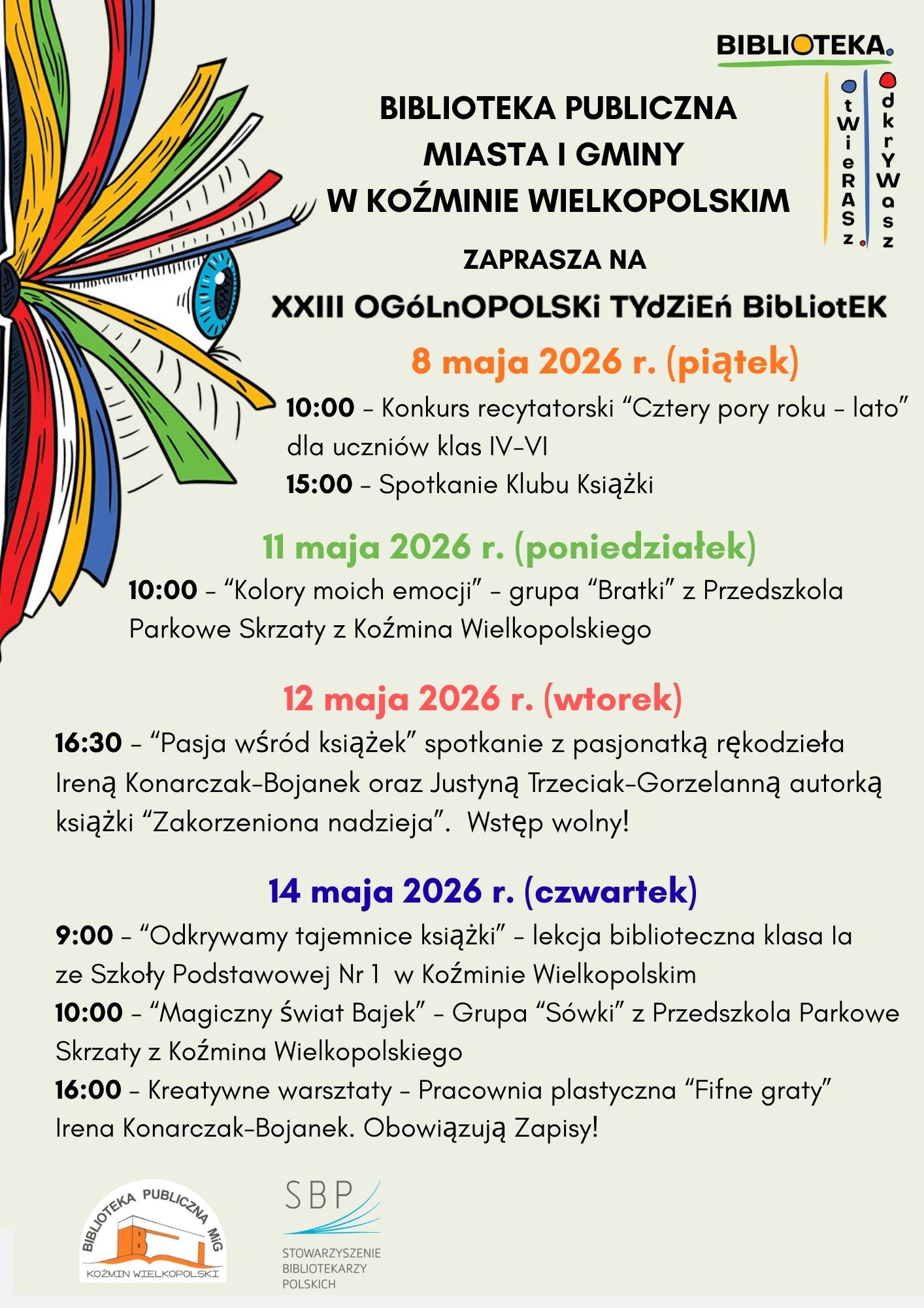 XXIII Ogólnopolski Tydzień Bibliotek