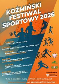 Plakat na Festiwal Sportu