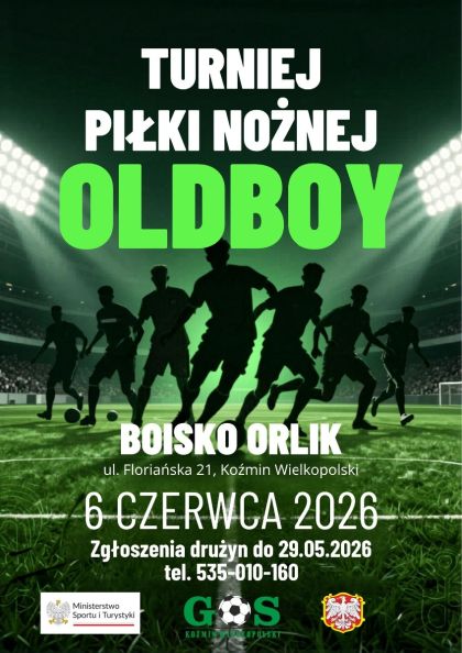 Plakat Turniej Piłki Nożnej Oldboy